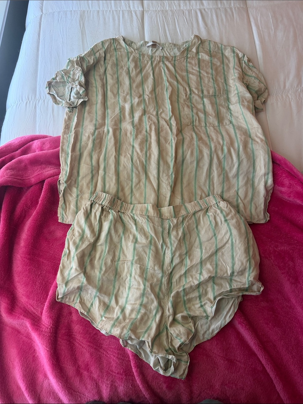 Lunya Silk Pajama Set-Size Small